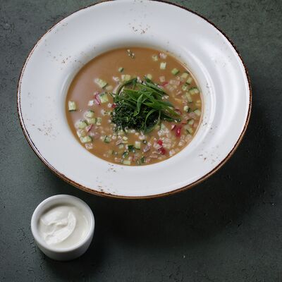 Окрошка на квасе в Павелецкие бани по цене 430 ₽