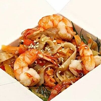 Вок с креветками в TAY NAY по цене 660 ₽