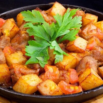 Жаркое со свининой в Панорама по цене 900 ₽