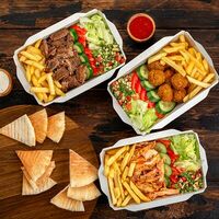 Комбо Шавармы на тарелках на компанию из 3 человекв GRILL'N'CHILL