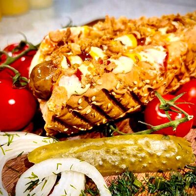 Хот-дог Датский в Донер Хаус по цене 300 ₽
