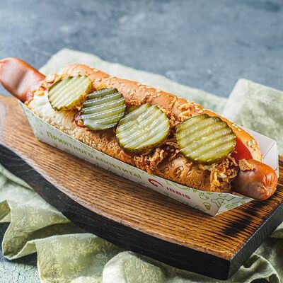 Датский с куриной сосиской в Irbis по цене 349 ₽