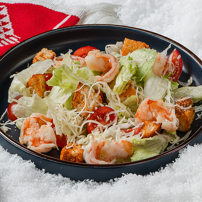 Цезарь с креветками в Ермолаевъ спорткомитет по цене 520 ₽