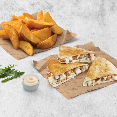 Ланч с кесадильей Калифорния в Pizza HeartPizza Hut по цене 300