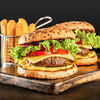Логотип кафе The Burger и Шаурма