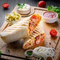 Шаверма со свиным шашлыкомв Mr Doner