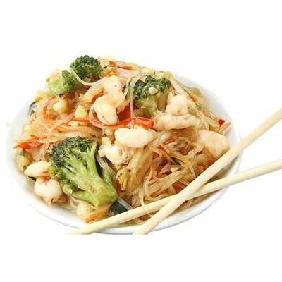 Фунчоза с креветками в Mr. Foods по цене 350 ₽