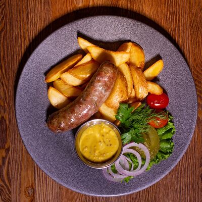 Колбаска Братвурст в Кнедлик по цене 595 ₽