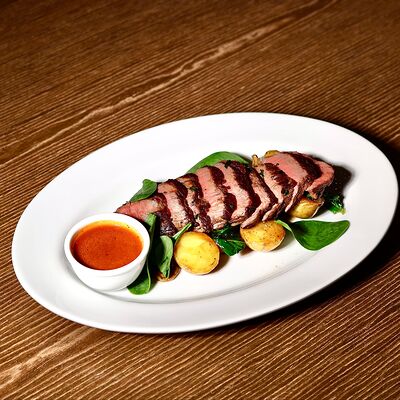 Тальятта с картофелем и вешенкамив Пьяцца по цене 1190 ₽