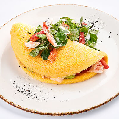 Омлет с крабом в Udcкафе Upside Down Cake по цене 840 ₽