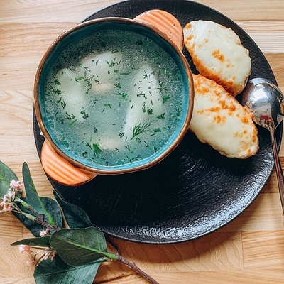 Куриный суп в Багратиони по цене 380 ₽