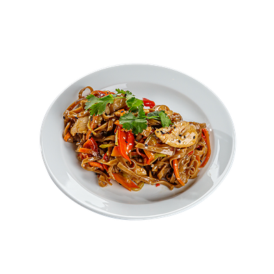 Гречневая лапша с курицей в STARS COFFEE по цене 420 ₽