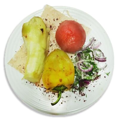 Овощи на мангале в Шашлыки по-бакински по цене 220 ₽