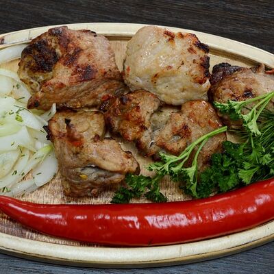 Свиная шейка в Мангал и мясо по цене 455 ₽