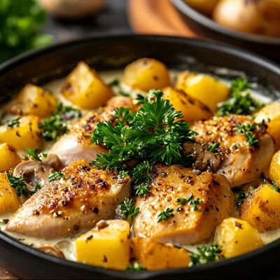 Жаркое с курицей в Ками cafe club по цене 800 ₽