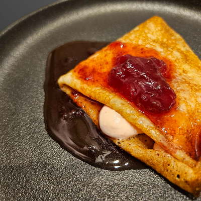 Блинчик крем-чиз клубника в Любимые мгновения по цене 300 ₽