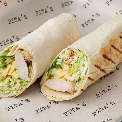 Шаверма карри с курицей и яблоками в Pita's по цене 500 ₽