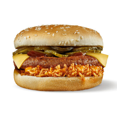 BBQ чизбургер в Три соуса по цене 259 ₽