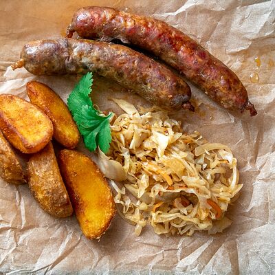 Колбаски мясные в Daddys pub по цене 835 ₽
