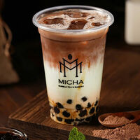 Чай с молоком шоколадом и мятой в Micha Bubble Tea & Bakery