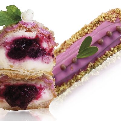 Эклер с ежевикой в Кусай эклер по цене 286 ₽