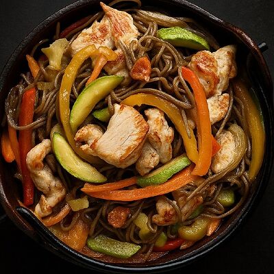 Соба с курицей в Love Rolls по цене 395 ₽