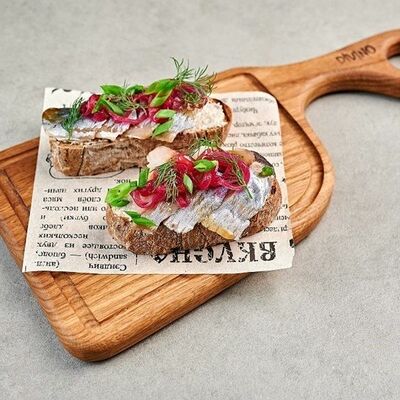 Брускетта со слабосоленой сельдью в Pivino по цене 310