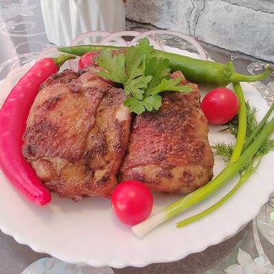 Шашлык из куриного бедра в Mix гриль по цене 650 ₽