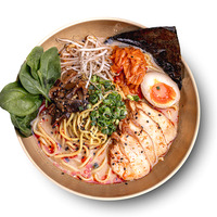 Суп Рамен с мисо, кимчи и курицей в Ramen & Wok by Gaijin
