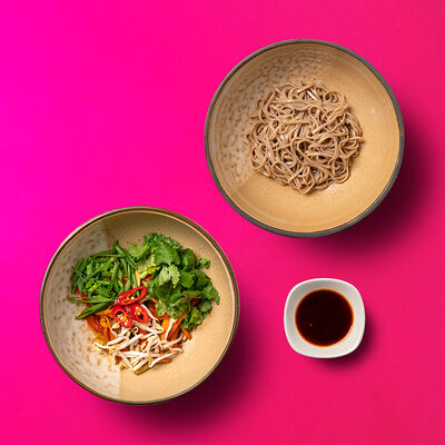 С овощами, гречневой соба и соусом терияки в VASILCHUKI Chaihona №1 по цене 390