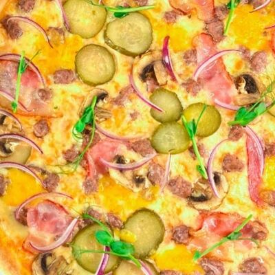 Пицца Бургер в Marfino Delivery по цене 835 ₽