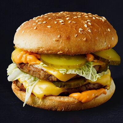 Бургер Дабл в SUSHIBOX по цене 449 ₽