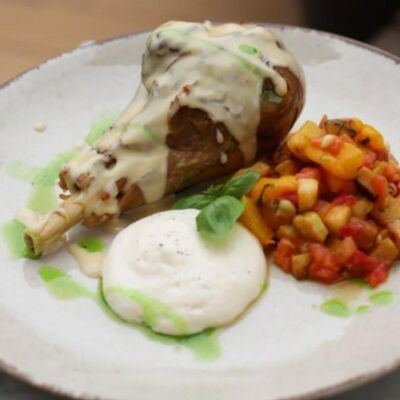 Оссобуко из голени индейки с овощным соте в Беллуччи по цене 960