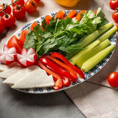 Овощной букет в Ок-сарой по цене 600 ₽