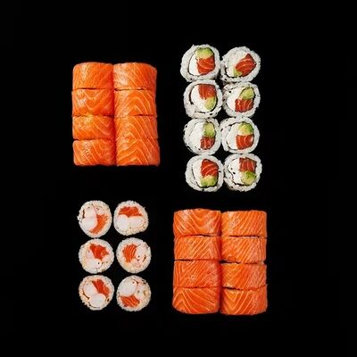 Сет лосось в Sushi please по цене 4590 ₽