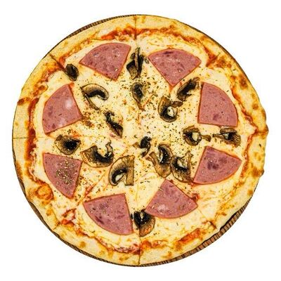 Пицца с ветчиной и грибами в OVERDOSE по цене 700 ₽