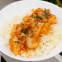 Жареный рис с курицей и ананасамив COFFEESET