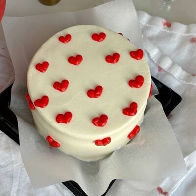 Бенто-торт с сердечками в Bento cake tmn по цене 1450 ₽