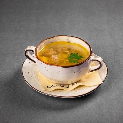 Суп с фрикадельками в Adriano Leonardo по цене 240 ₽