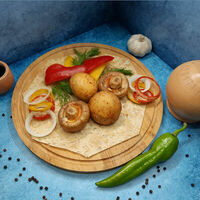 Грибы на мангале в Армянский двор