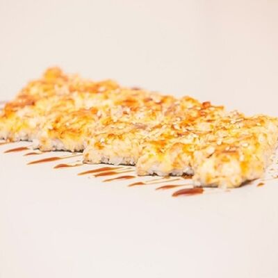 Суши пицца с лососем и креветками в Суши Max по цене 320