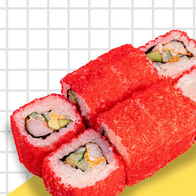 Ролл Калифорния с креветкой в Яем по цене 714 ₽