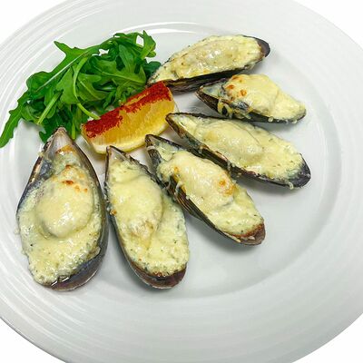 Мидии в сливочно-чесночном соусе в Мегаполис по цене 520 ₽