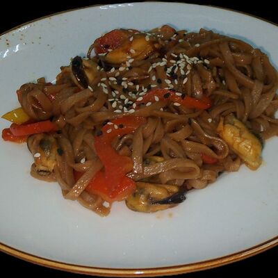 Соба с мидиями в Пицца МАФИЯ по цене 510 ₽