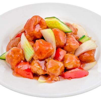 Свинина Го ба жоу в кисло-сладком соусе в Дамплинг Репаблик по цене 590 ₽