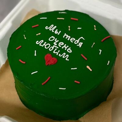 Бенто-торт Мы тебя очень любим в Сладкое бюро по цене 1750 ₽