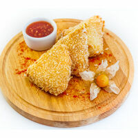 Сыр сулугуни в хрустящей корочке в Абица