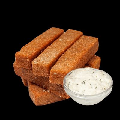 Ржаные чесночные гренкив Lacasa по цене 360 ₽