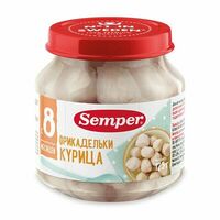 Пюре Semper фрикадельки из курицы с 8 месяцев Чешская республика в Азбука Вкуса Экспресс Меню