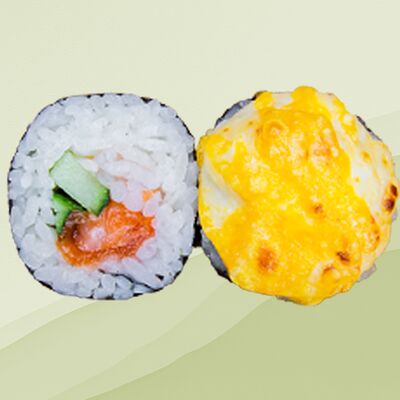 Запечённый лосось-креветка в Ёлы Роллы по цене 650 ₽